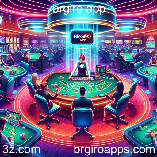 A Revolução dos Jogos ao Vivo no brgiro app